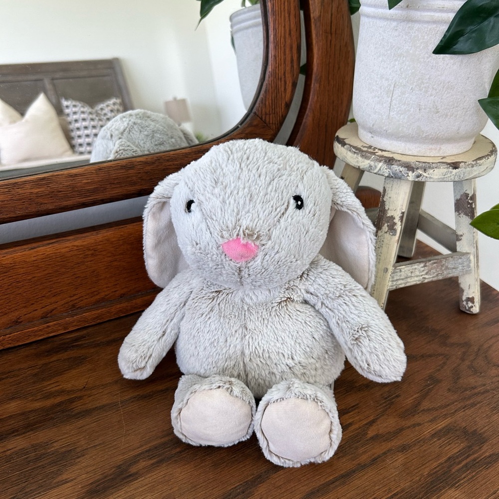 “Warm & Cosy” by intelex / warmies weighted bunny plush